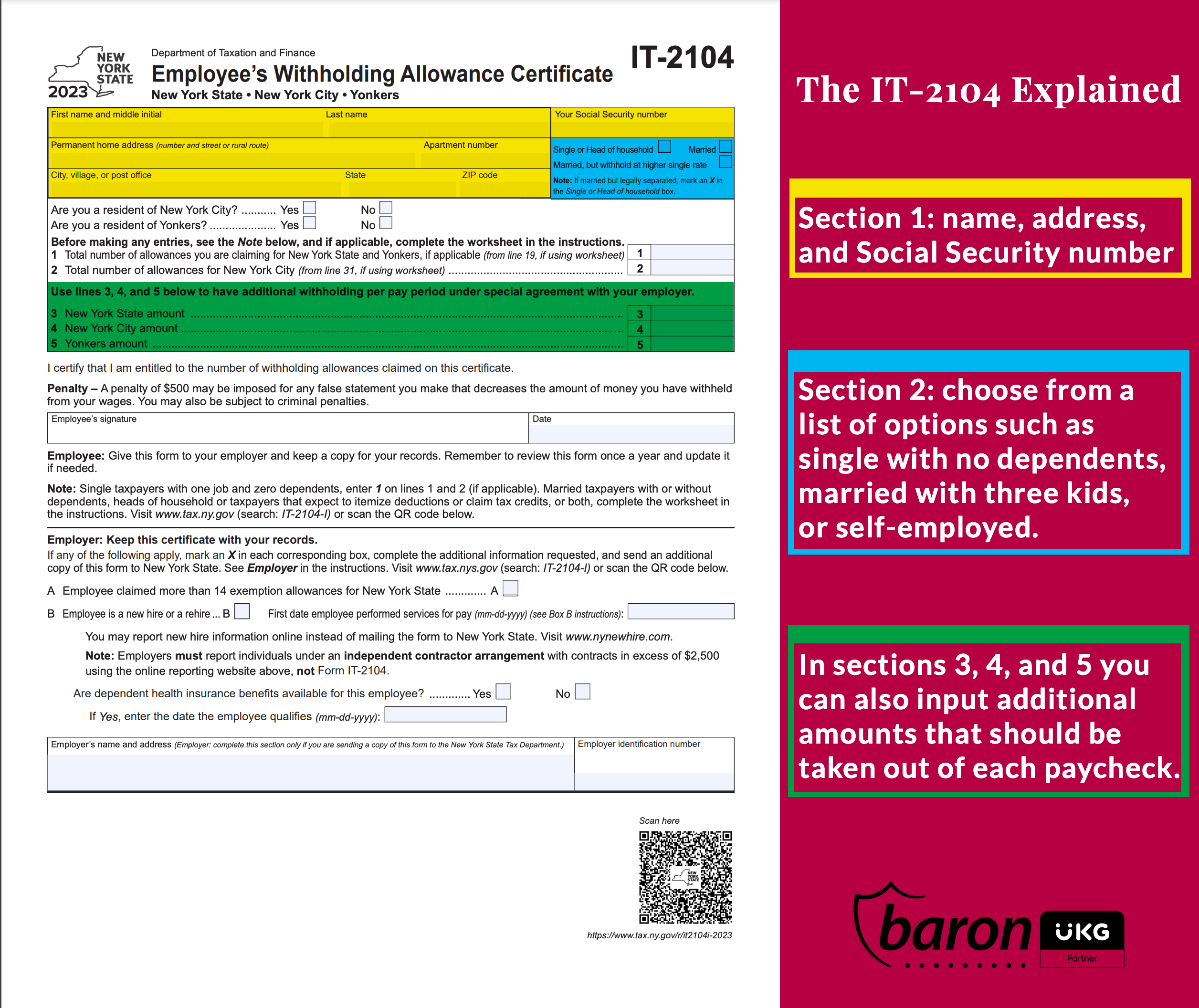 IT-2104 Step-by-Step Guide | Baron Payroll